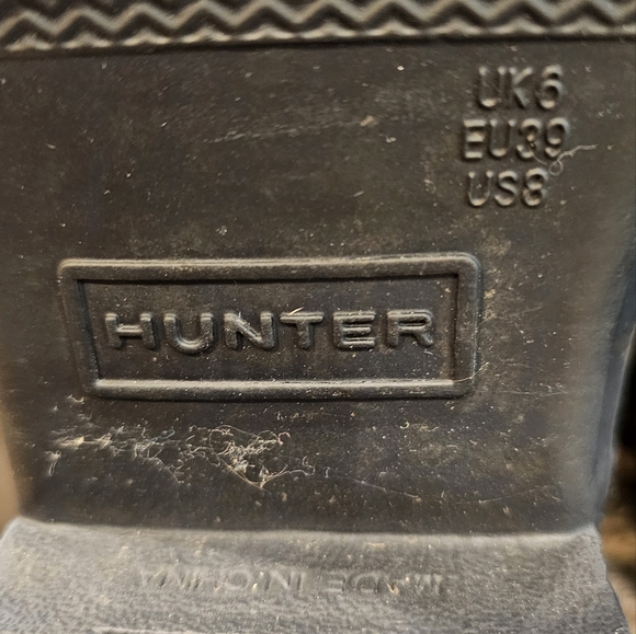 Amazon.com | Hunter Womens Original Tall Boots Dark Green,7  Hunter Original Rain Boots Hunter Packable Tour Tall Boots Women\'s Size 8 EUC